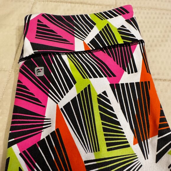 Fabletics, Define Mid-Rise Crop Legging, Medium, Tribal Geo Print - Picture 3 of 4